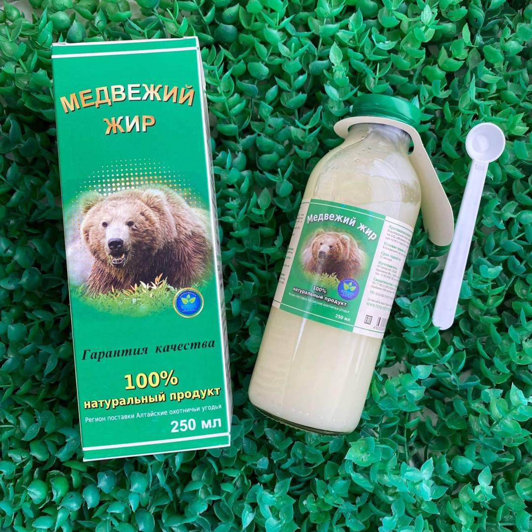 Купить онлайн Медвежий жир, 250 мл в интернет-магазине Беришка с доставкой по Хабаровску и по России недорого.